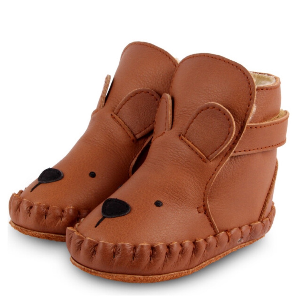 Donsje Amsterdam - Kapi Classic Lining & Bear Leather baby Boots